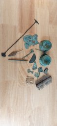 Lot Of Miscellaneous Metal Findings From Peru (P-216)