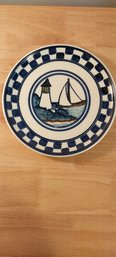 Debbie Dean Sailboat Plate (ED65)