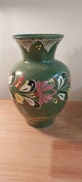 Vintage Hungarian Greenware Vase (ED76)