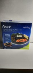 Oster Party Serving Platter W/Warming Pot (A-9)