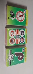 (3) Fleer Baseball Action Series Card Sets (EE35 B4)