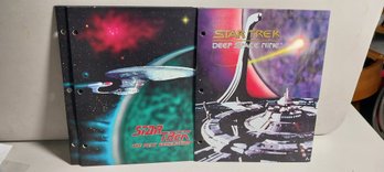 (3) Vintage Star Trek School Folders (EE47 B5)