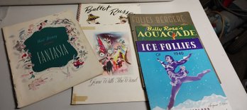 Lot Of (6) Classic Movie And Dance Programs (EE53 B5)