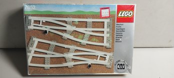 Lego 7852 Trains Left And Right Points Manual Grey 4.5 V (EE55 B5)