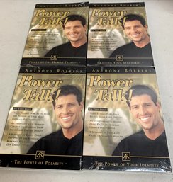 4 Different Power Talk Anthony Robbins Motivational DVDs  BN Sealed  (DE32)