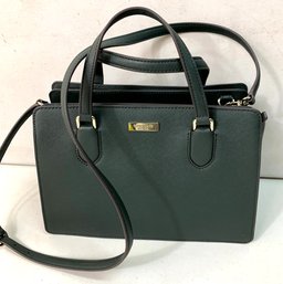 Kate Spade Dark Green Laurel Way Reese Purse Unused   (DE45)