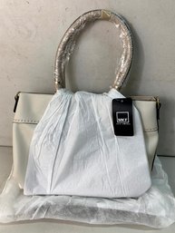 MKF Mia K Farrow Soft Dove Pebble Vegan Tote  BNWT   (DE51)