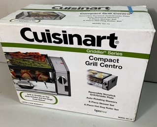 Cuisinart Compact Grill Centro Model GC  15 - Sealed Box   (F5)