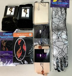 Vintage Lot Of Glitter Tights And Gloves  BNWT  (DE63)