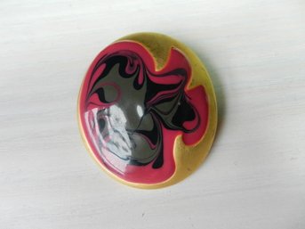 Vintage Don-Lim Enamel Brooch   (DL17)