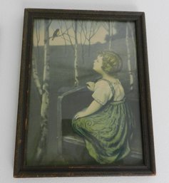Viintage Spring Song Litho Print By Simon Glucklich   (DL25)