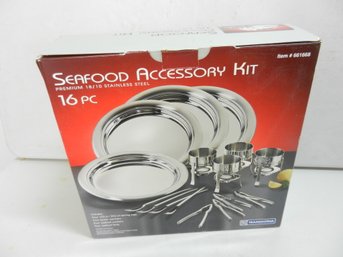 Tramontina Stainless Steel 16 Piece Seafood Accessory Kit   BNIB   (D6)