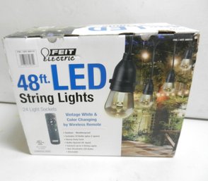 Feit Electric 48ft Color Changing LED String Lights BNIB   (D10)