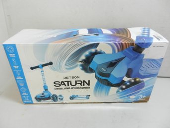 Jetson Saturn 3 Wheel Light Up Kick Scooter Open Box   (D17)