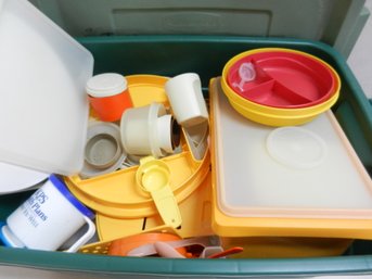 Vintage Tupperware In Tote  (C4)