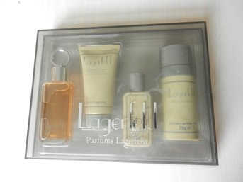 Vintage Lagerfeld Parfums Lagerfeld Set In Acrylic Box  Unused   (DP9)