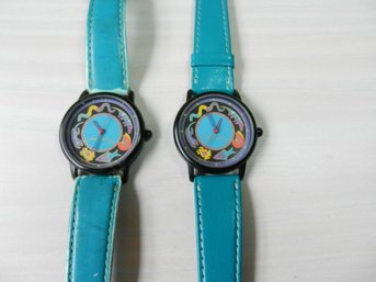 Vintage 2 Laurel Burch Artifacts Watches  One Unworn  (DE18)