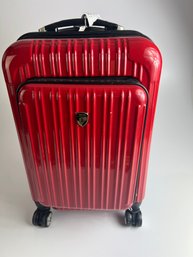 W1-5 Heys Hard Side Carry On Luggage Ferrari Red