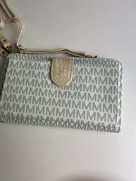 WB 4-14 Mia K Collection Purse Handbag Brand New White Clutch Bag