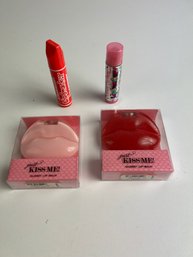 WB 5-7 Bonne Bell Lip Smacker And Kiss Me Lip Balm