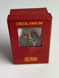 WB 7-9 Oleg Cassini Crystal Perfume Bottle