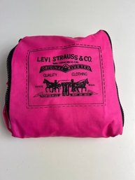 WB 7-15 Vintage Folding Levis Pink Tote Bag