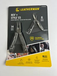 WB 7-19 Leatherman Rev  Style CS Multitool New In Pack