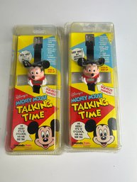 WB 15-1 Pair Of Mickey Mouse Talking Time Watched