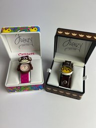 WB 16-2 Pair Of Frenzy Monkey Watches New