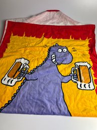 WB 16-6 Cliff Galbraith Partysaurus Beach Towel New