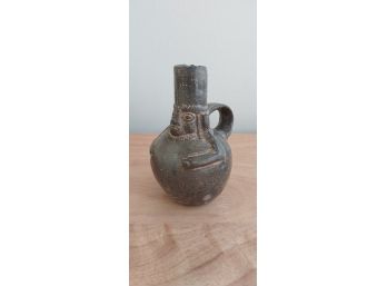 Pre-Columbian Chimu Blackware Vessel (P-166)