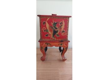Tibetan Painted Cabinet (P-176)