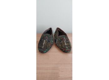 Yoruba Nigerian Beaded Shoes (P-178)