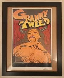 GRANNY TWEED JOSHUA FINLEY SIGNED ART PRINT