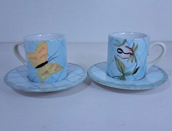 ZRIKE Butterfly Cup And Saucer Set