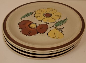 Topaz BOUQUET Stoneware 10.5' DINNER PLATE    Japan  Vintage