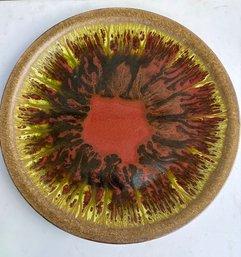 Glazed Pottery Wall Plate