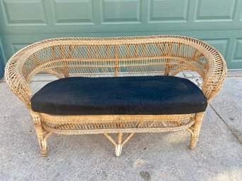 Rattan Loveseat