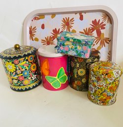 Flower Power Tins