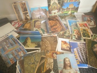 Vintage Religious Booklets And Historic Landmark Postcards