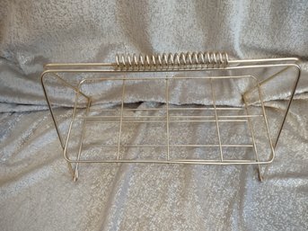 MCM Gold Wire Cocktail Glass Carrier