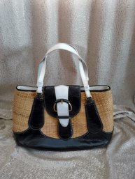 Kate Landry Wicker Handbag