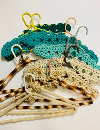 Crochet Hangers Lot 4