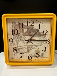 Vintage Shadowbox Clock