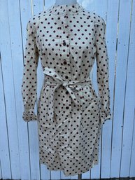 Polka Dot Coat Dress