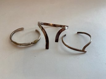 Sterling Cuff Trio