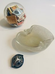 Handblown Ashtray