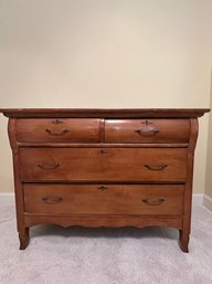 Early 20th Century Mahogany Chest Of Four Drawers, Previously Refinished