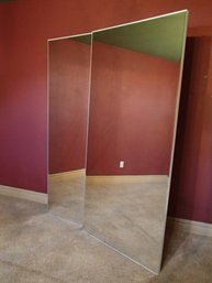 Beveled Mirrored Sliding Closet Doors By Contractor Wardrobe