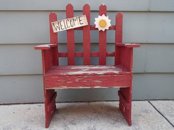 Cute Welcome Bench